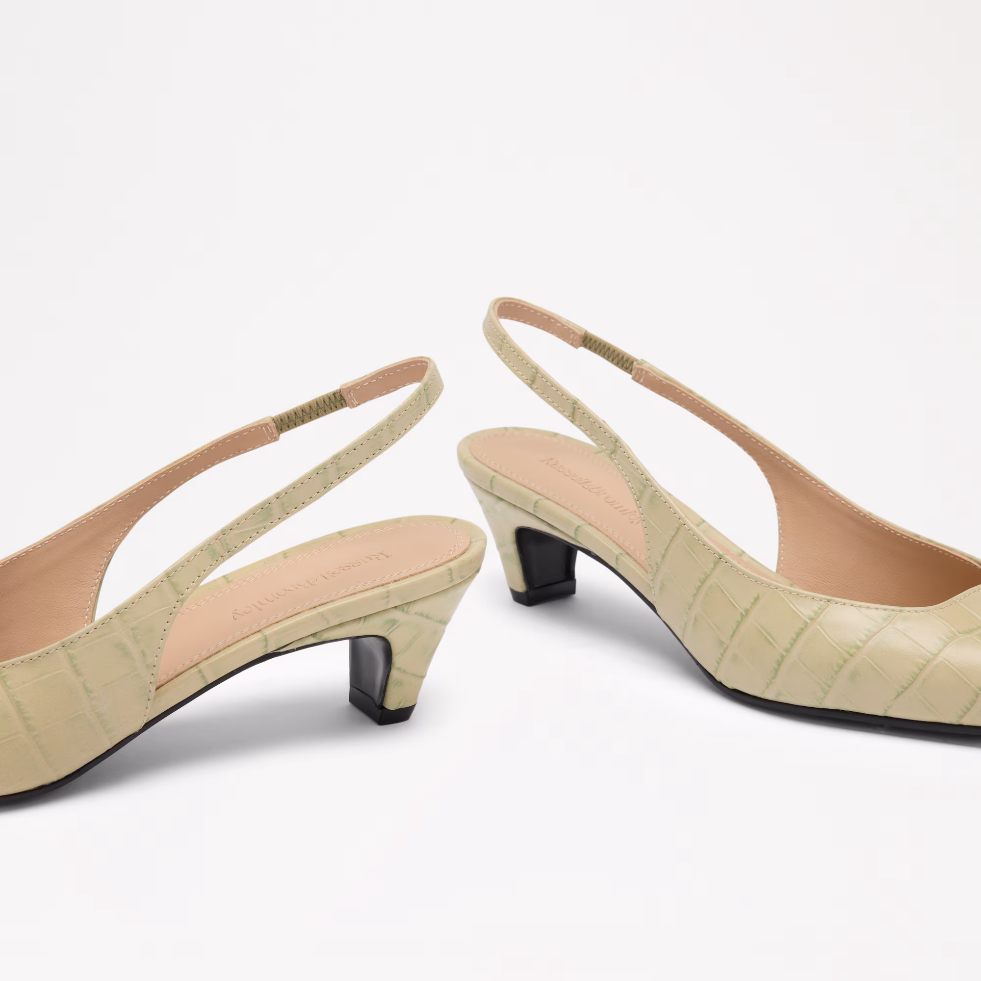 Stand Out Sling<br>Slingback Kitten Heel