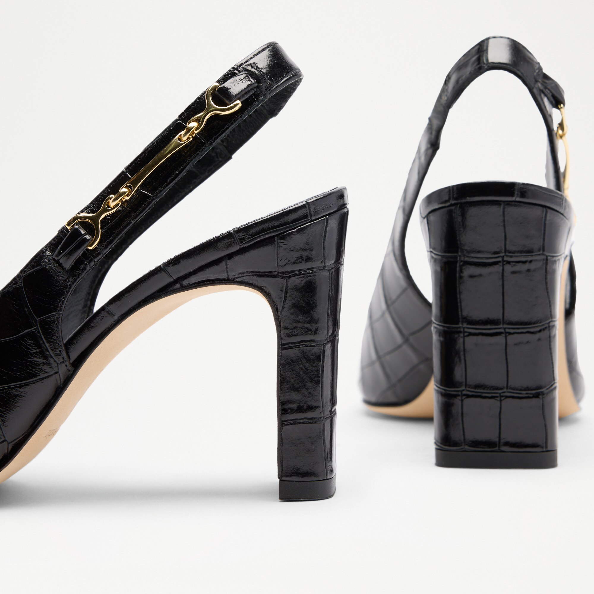 Marley Slingback<br>Heeled Snaffle Slingback