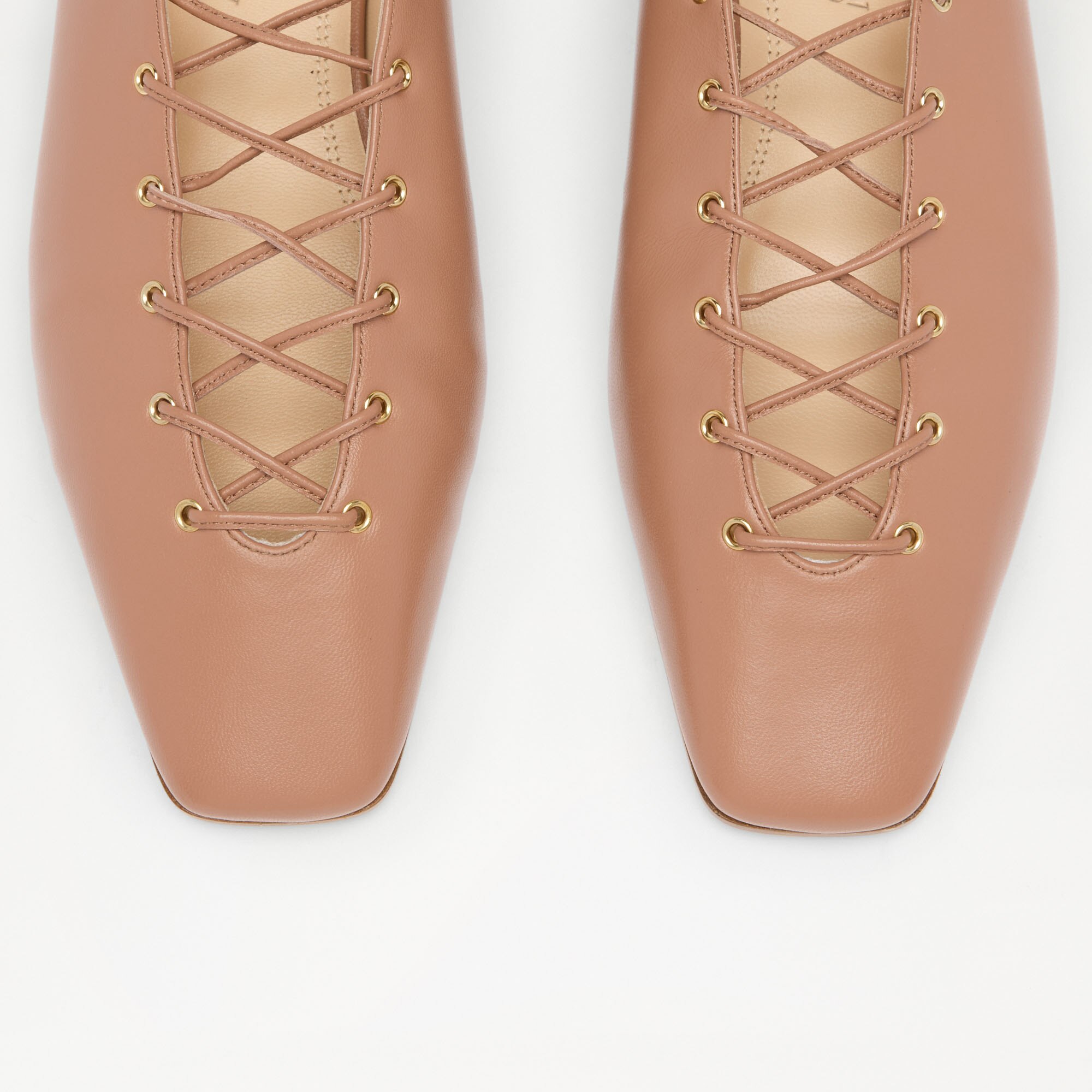 Carden Lace<br>Ultra Thin Lace Up Flat
