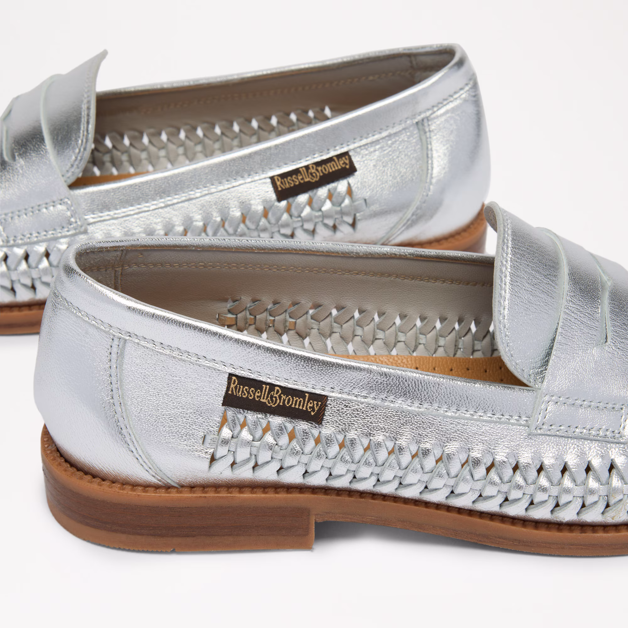 Larton<br>Woven Saddle Loafer