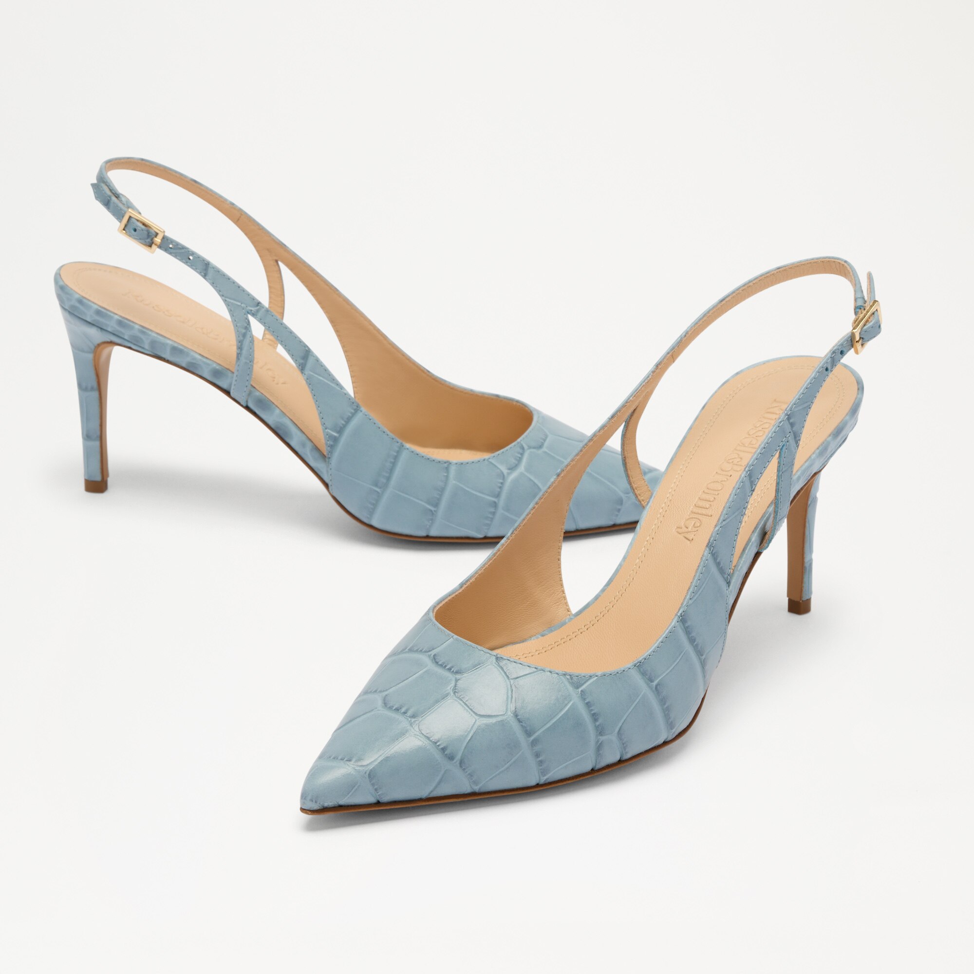 Liney<br>Cutout Slingback Heel