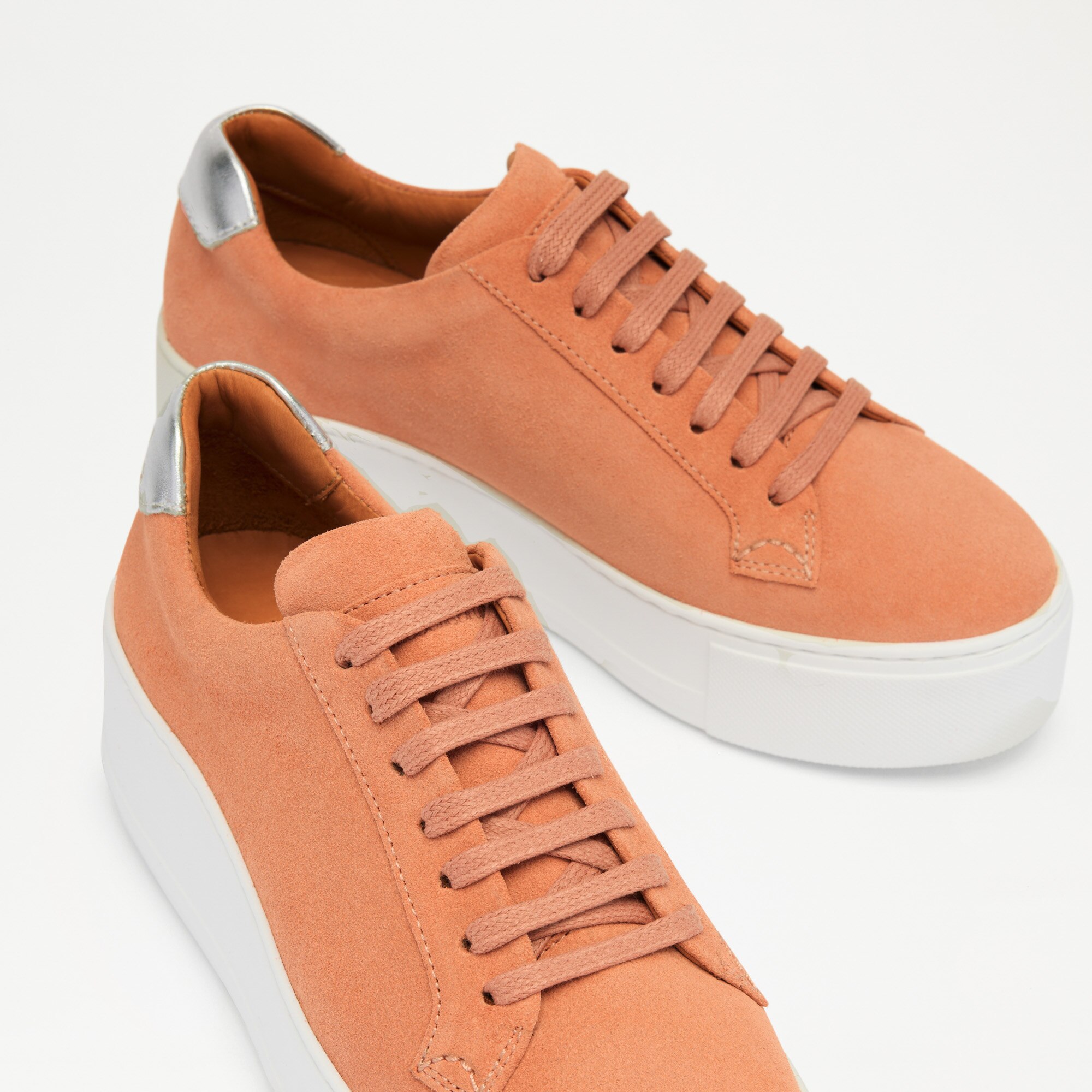 Park Cord<br>Lace Up Flatform Trainer