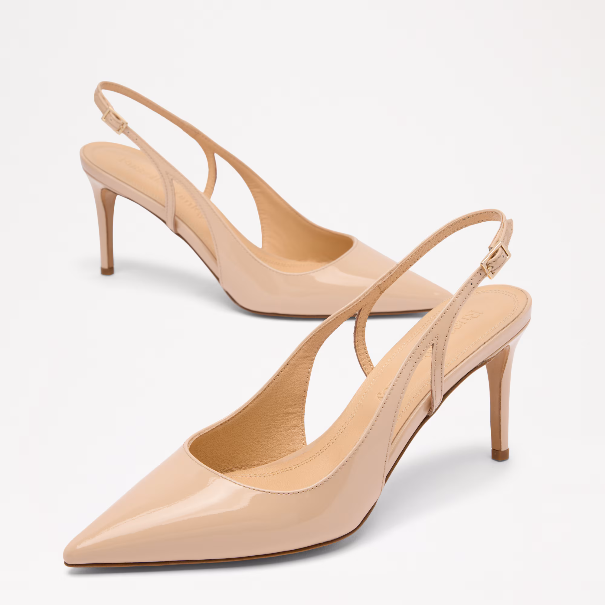 Liney<br>Cutout Slingback Heel