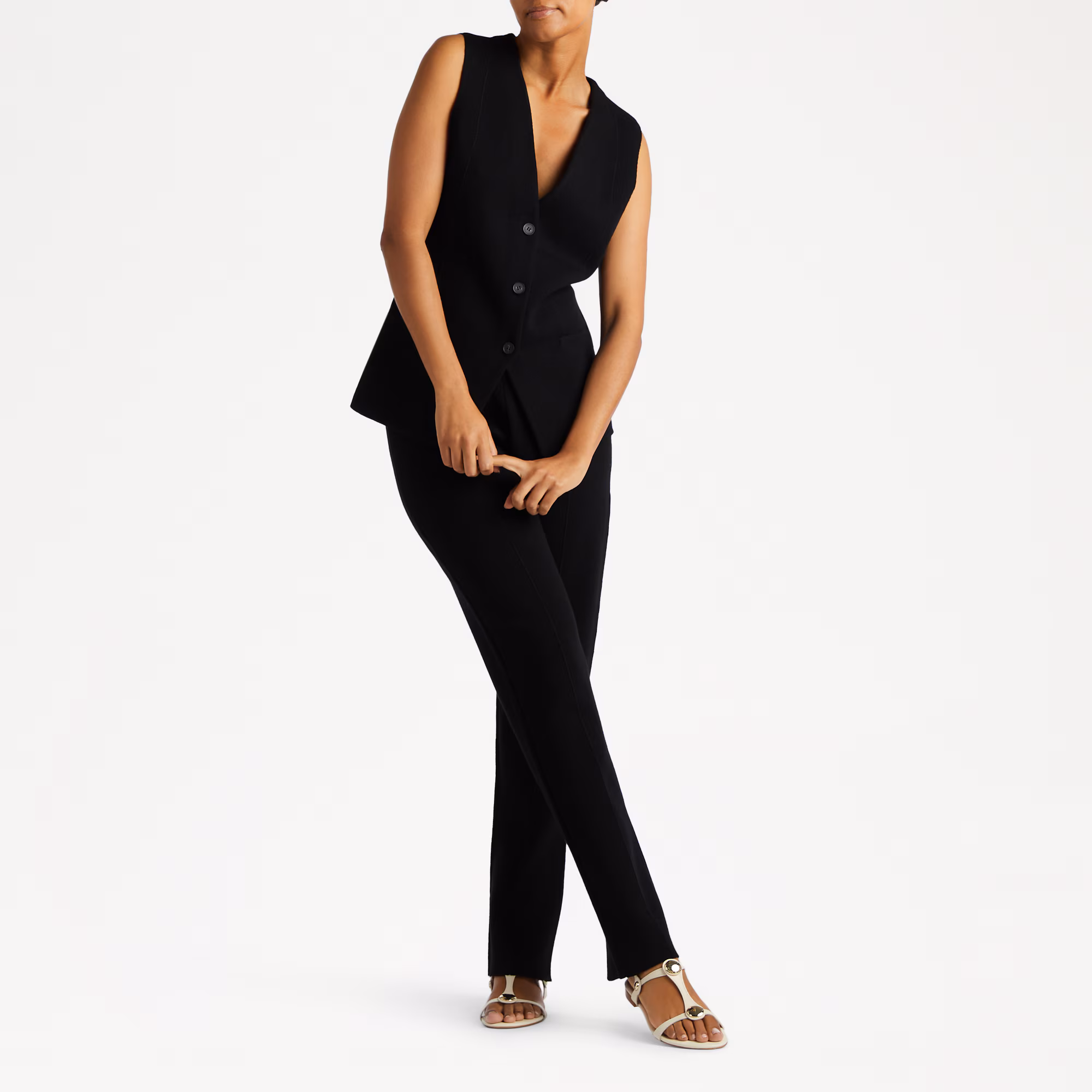 Lauren<br>Disc Trim Sandal