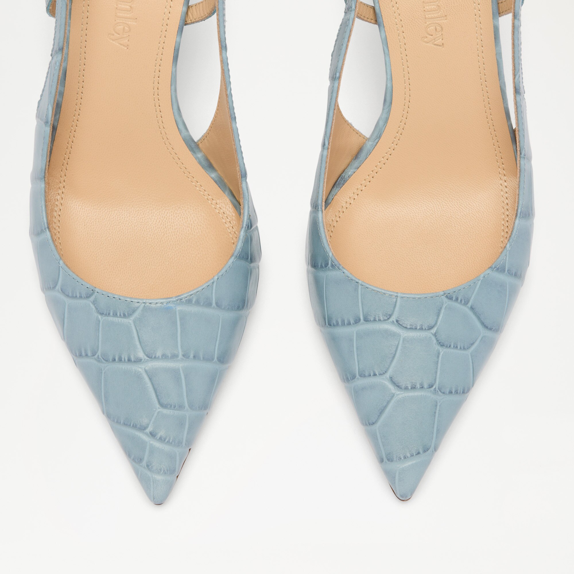 Liney<br>Cutout Slingback Heel