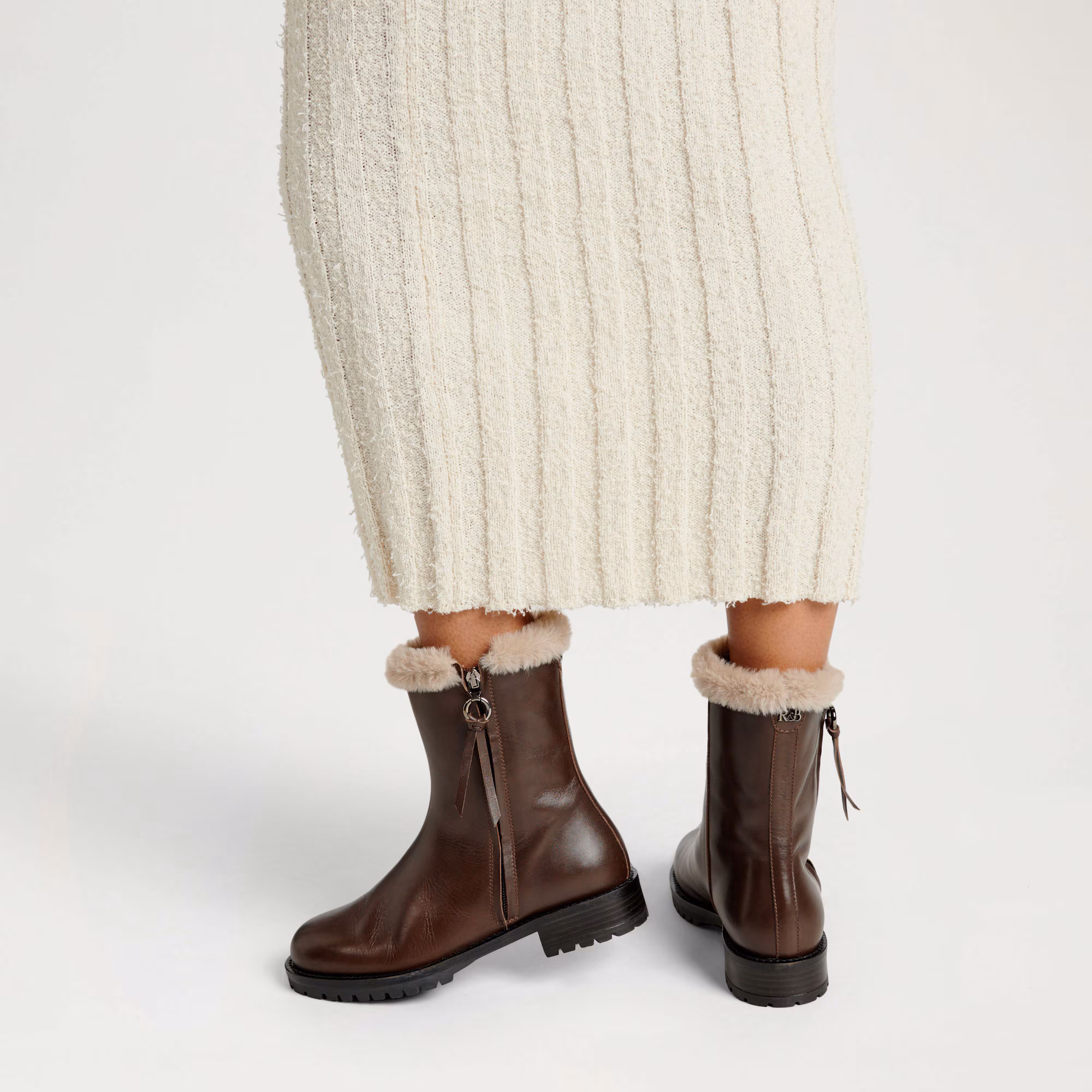Lake<br>Side Zip Faux Fur Lined Boot
