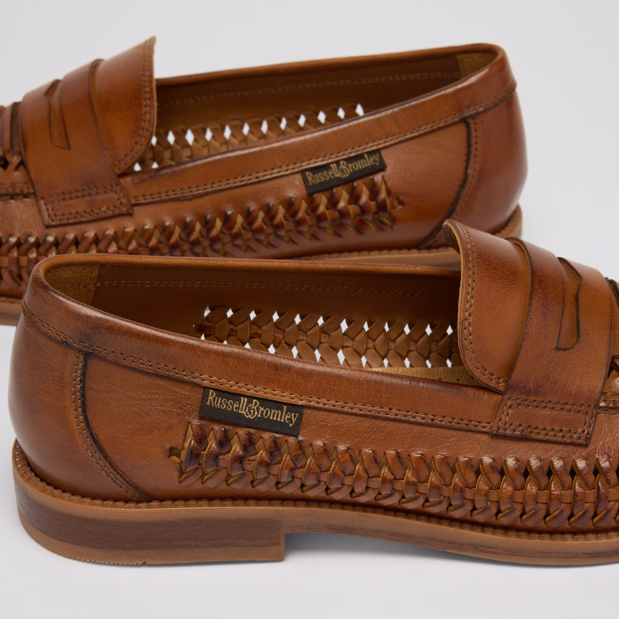 Larton<br>Woven Saddle Loafer