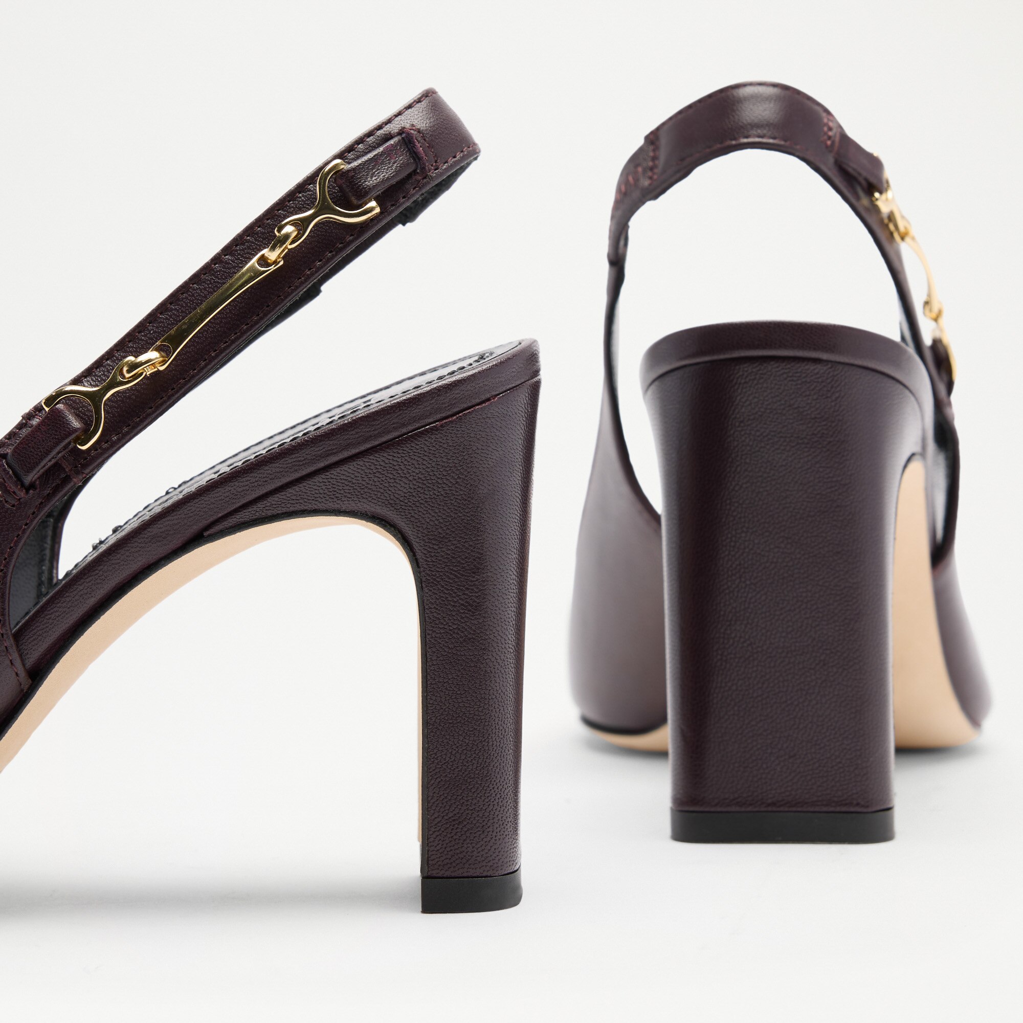 Marley Slingback<br>Heeled Snaffle Slingback