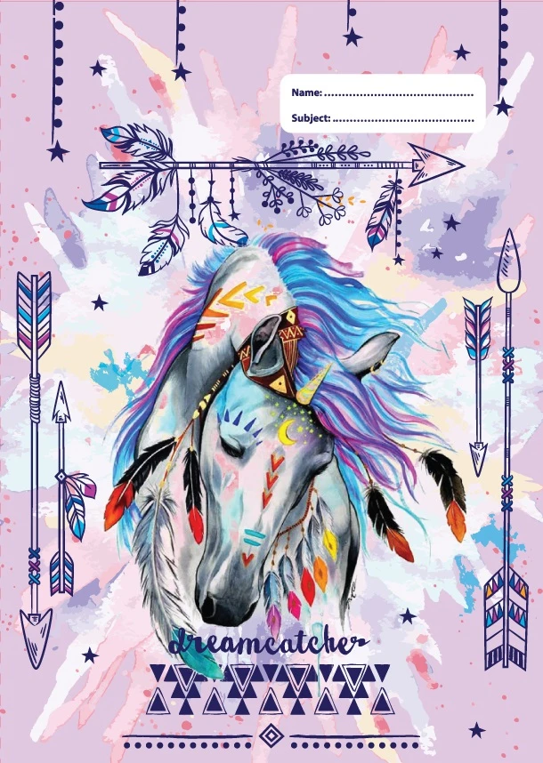 SPENCIL A4 Book Cover - Dreamcatcher Horse I