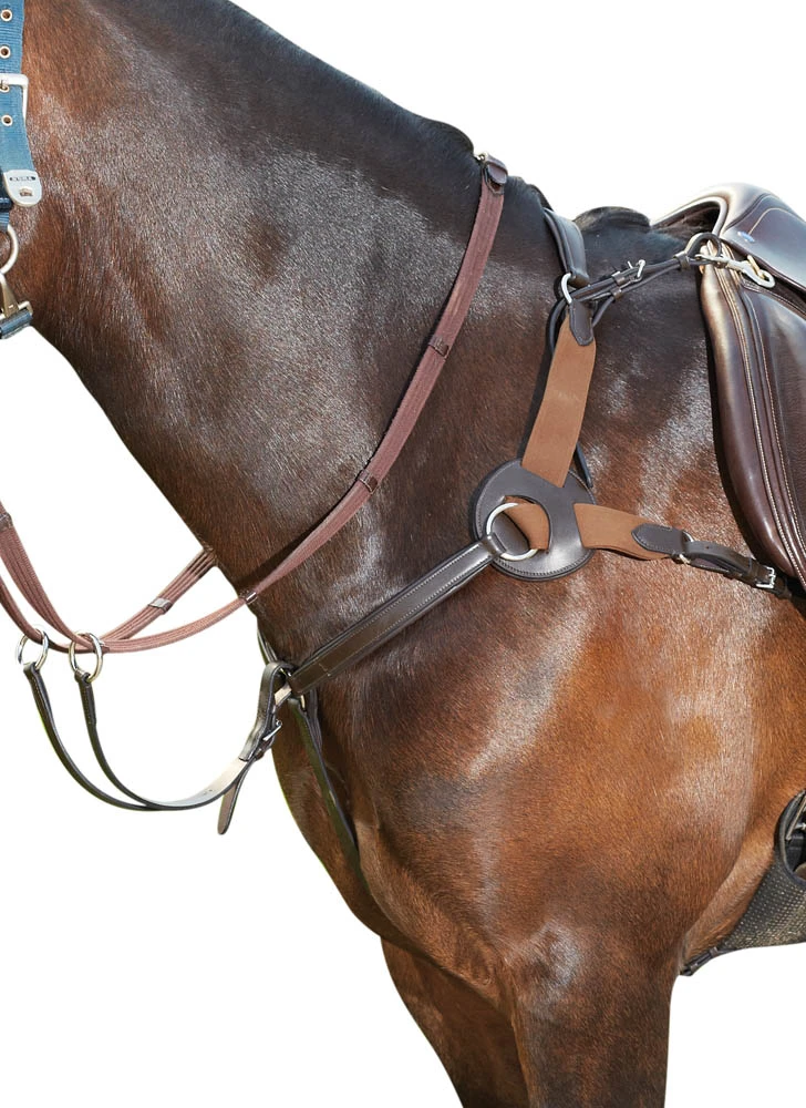 KINCADE Leather Five Point Breastplate