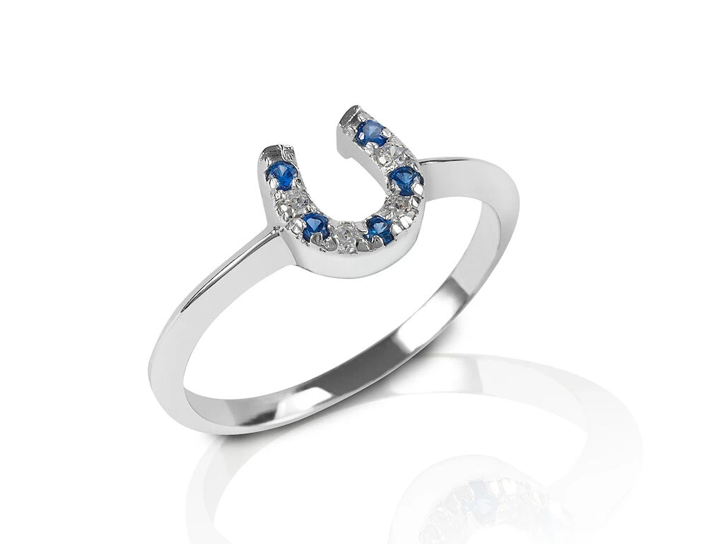 KELLY HERD Sterling Silver Horseshoe Ring