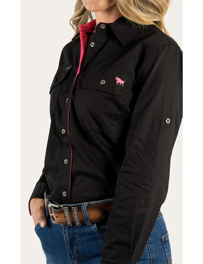 RINGERS WESTERN Pentecost River Womens Full Button Work Shirt