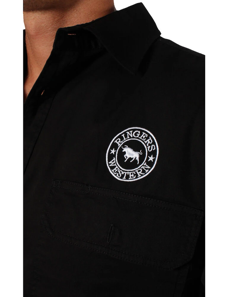 RINGERS WESTERN Hawkeye Mens Full Button Work Shirt