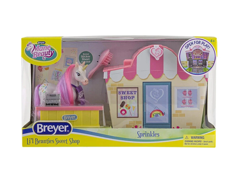 BREYER Mane Beauty Li'L Beauties Playset - Sprinkles Sweet Shop