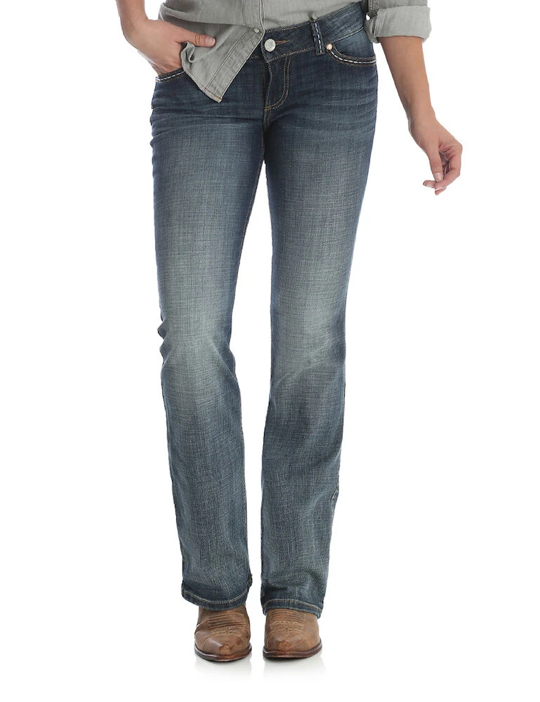 WRANGLER Womens Low Rise Boot Cut Jean Sadie