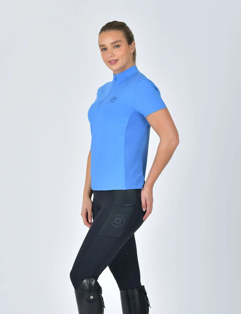 DUBLIN 1/4 Zip Breathable Short Sleeve Top