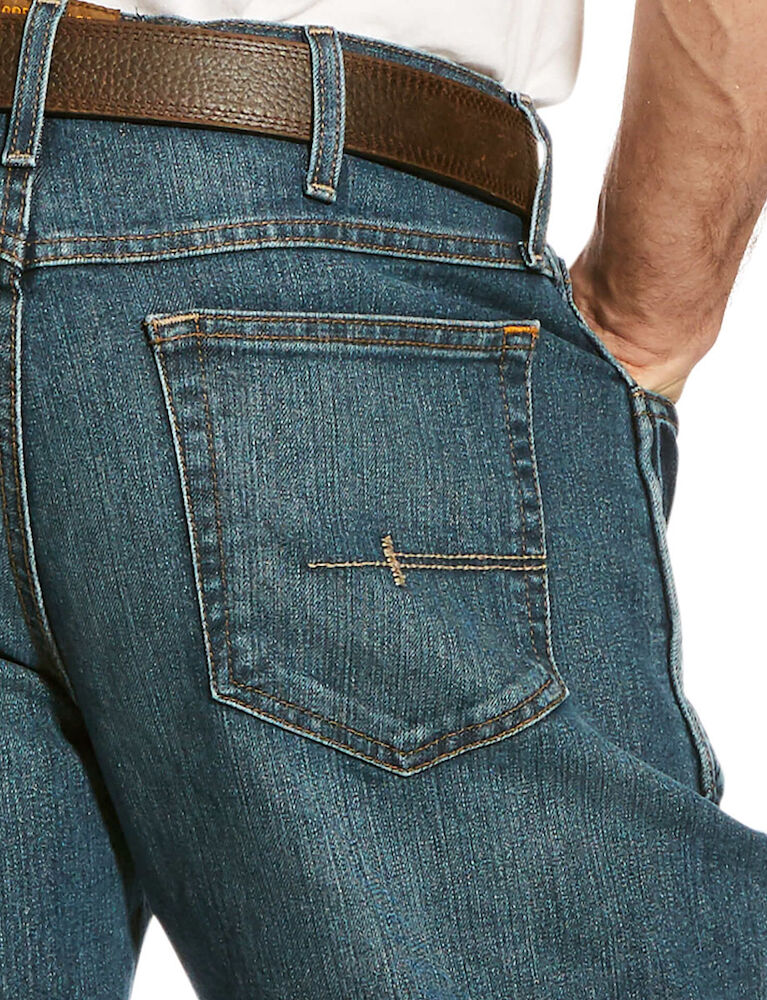 ARIAT Mens Rebar M4 Low Rise Boot Leg Jean