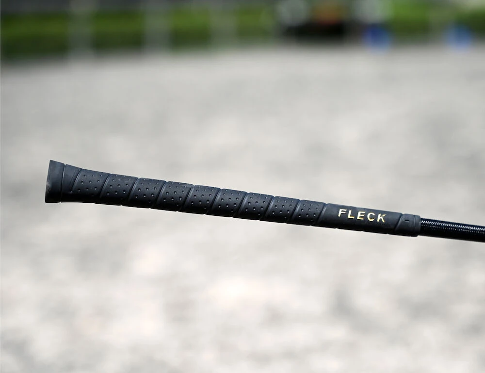 FLECK Dressage Whip With Fleck Grip
