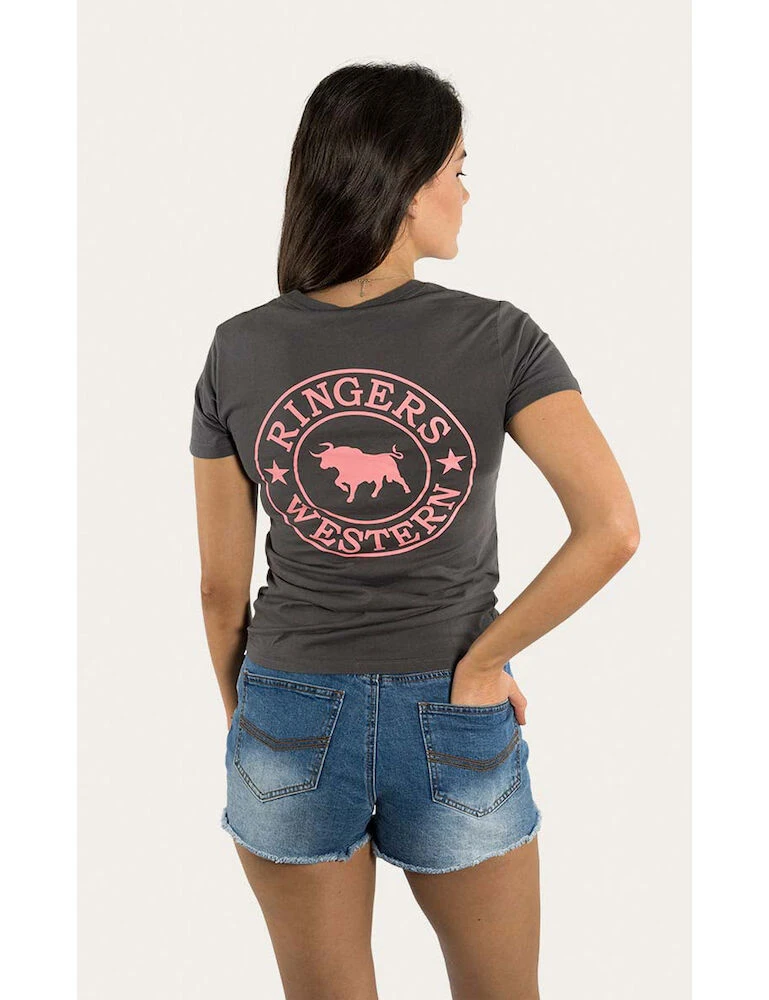 RINGERS WESTERN Signature Bull Womens Fitted T-Shirt