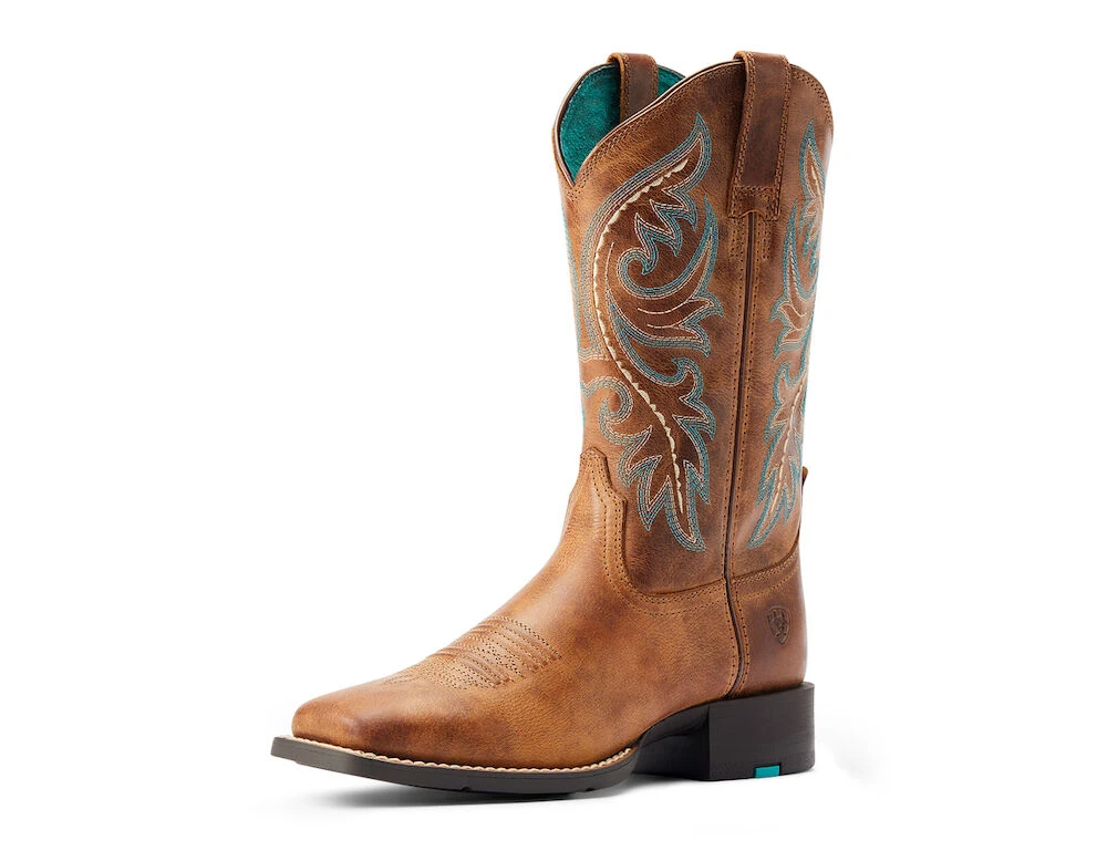 ARIAT Womens Round Up Back Zip Boots
