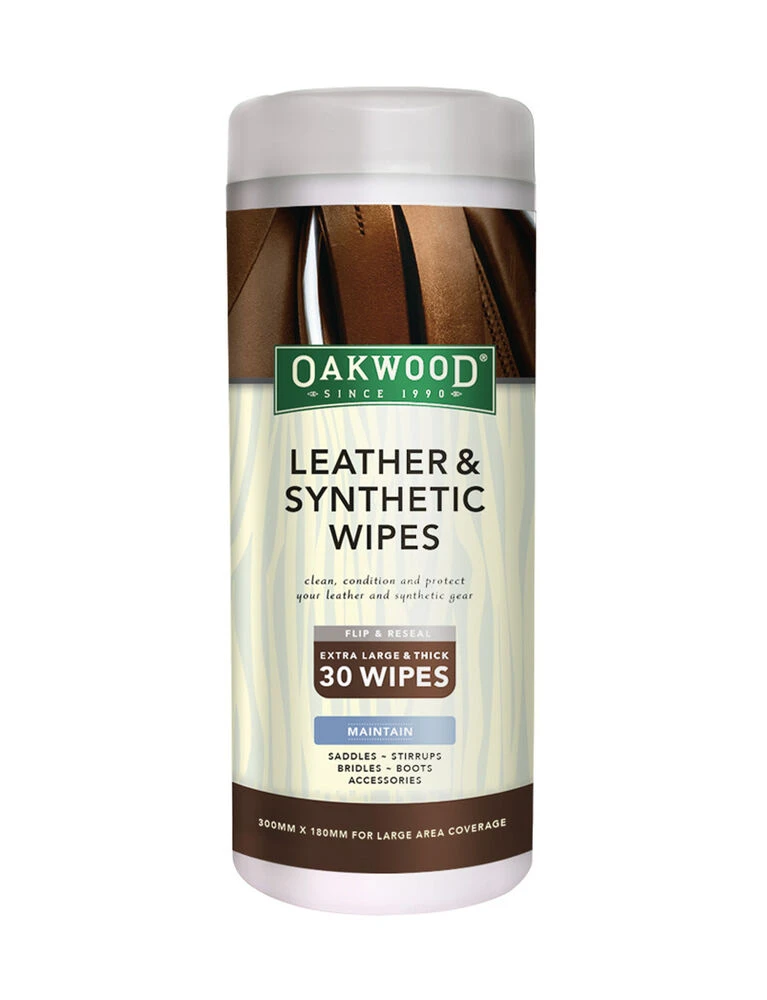 OAKWOOD Leather & Synthetic Wipes