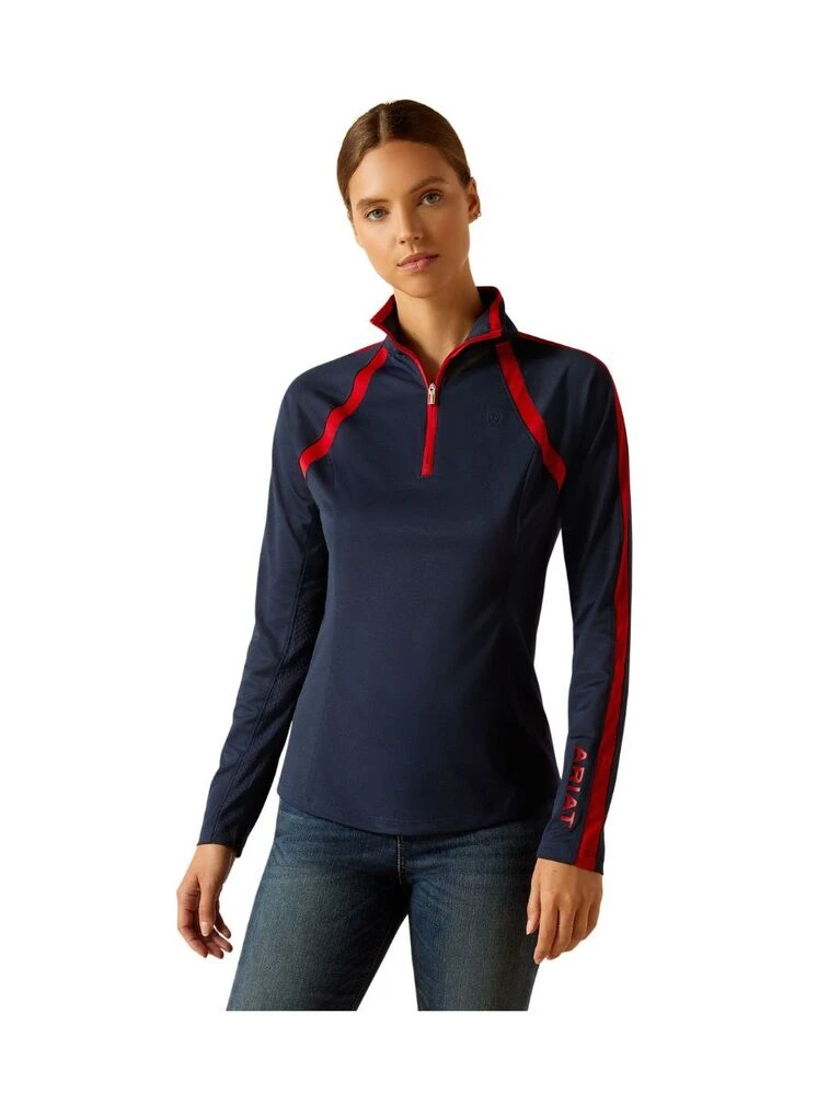 ARIAT Sunstopper 3.0 1/4 Zip Long Sleeve Baselayer