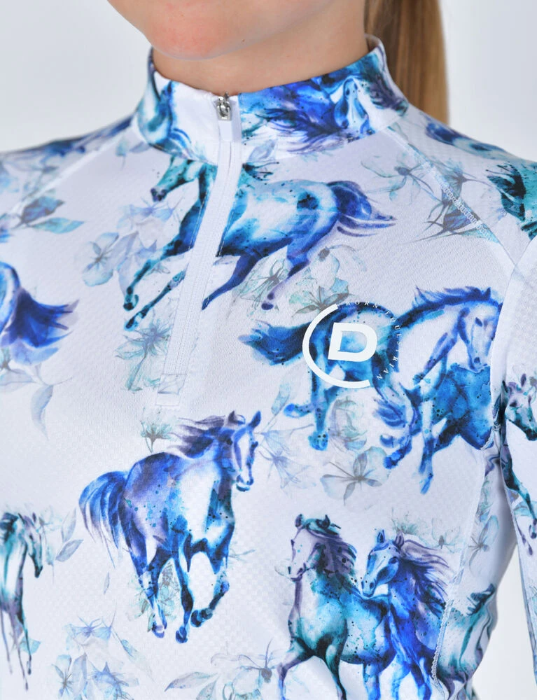 DUBLIN Kids Breathable Long Sleeve Riding Top