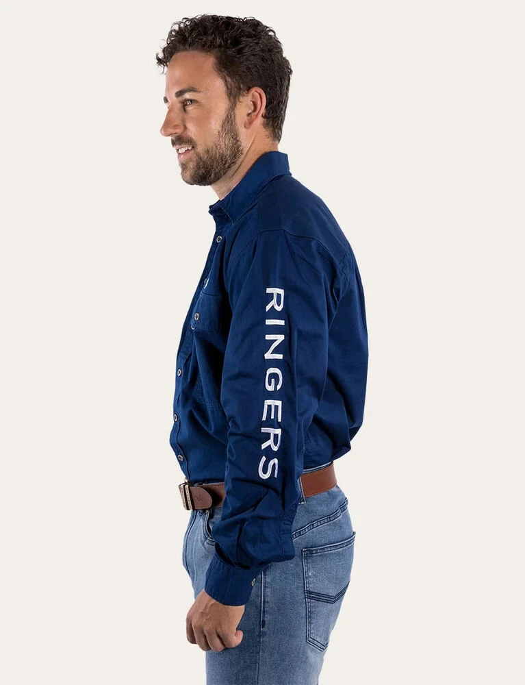 RINGERS WESTERN Hawkeye Mens Full Button Work Shirt