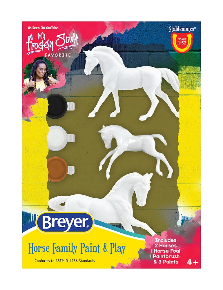 BREYER Activity Mini Painting Horse Family