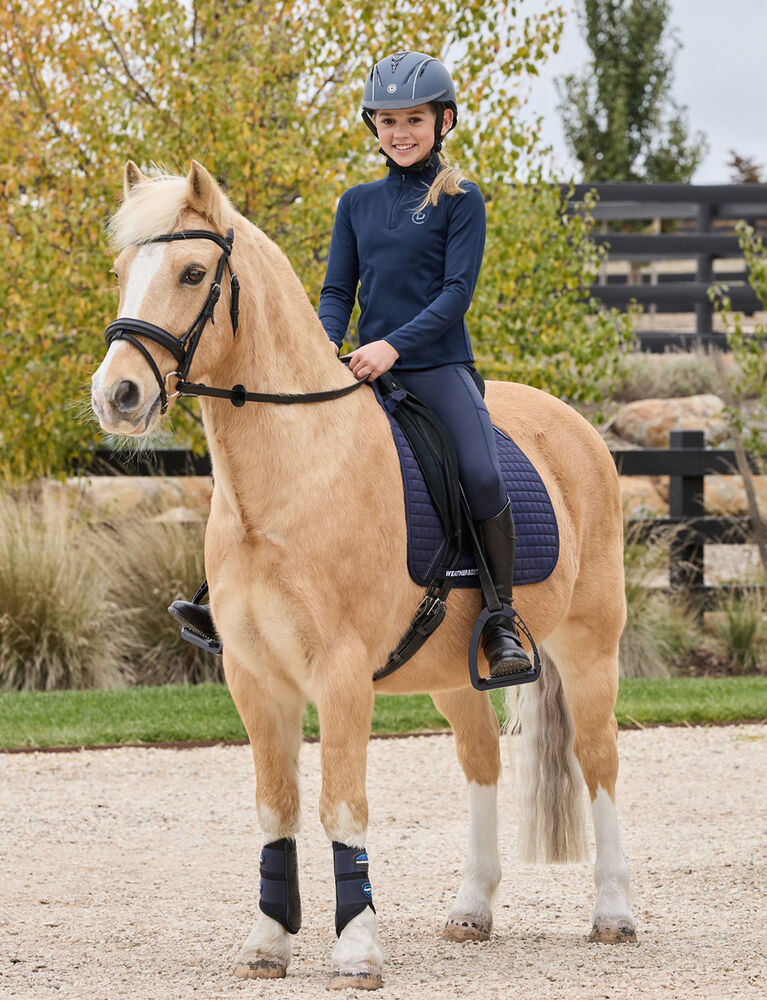 DUBLIN Kids Fitted 1/4 Zip Long Sleeve Base Layer