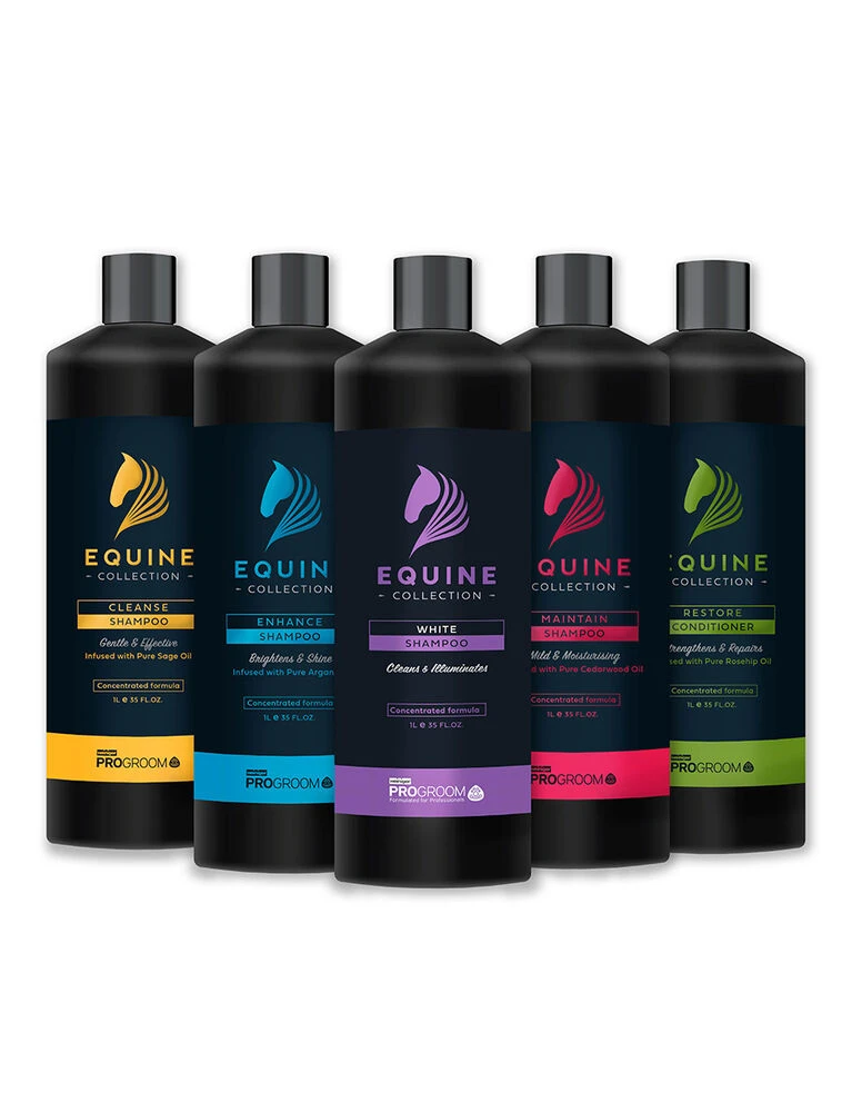 PROGROOM Heiniger Progroom Equine Collection Concentrated Formula White Shampoo