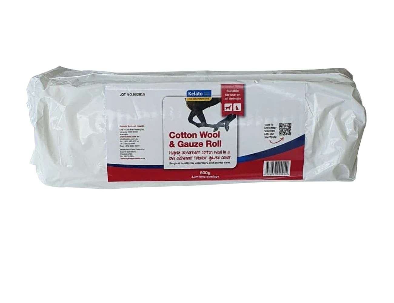 KELATO Cotton Wool & Gauze Roll