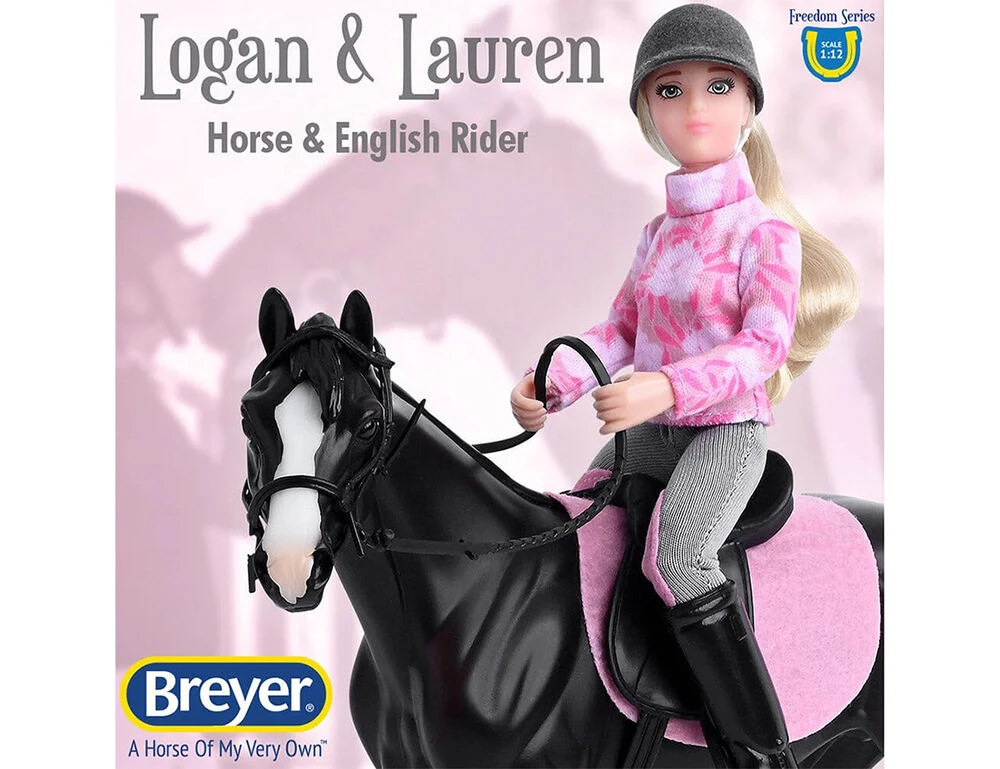 BREYER Freedom Logan & English Rider Lauren