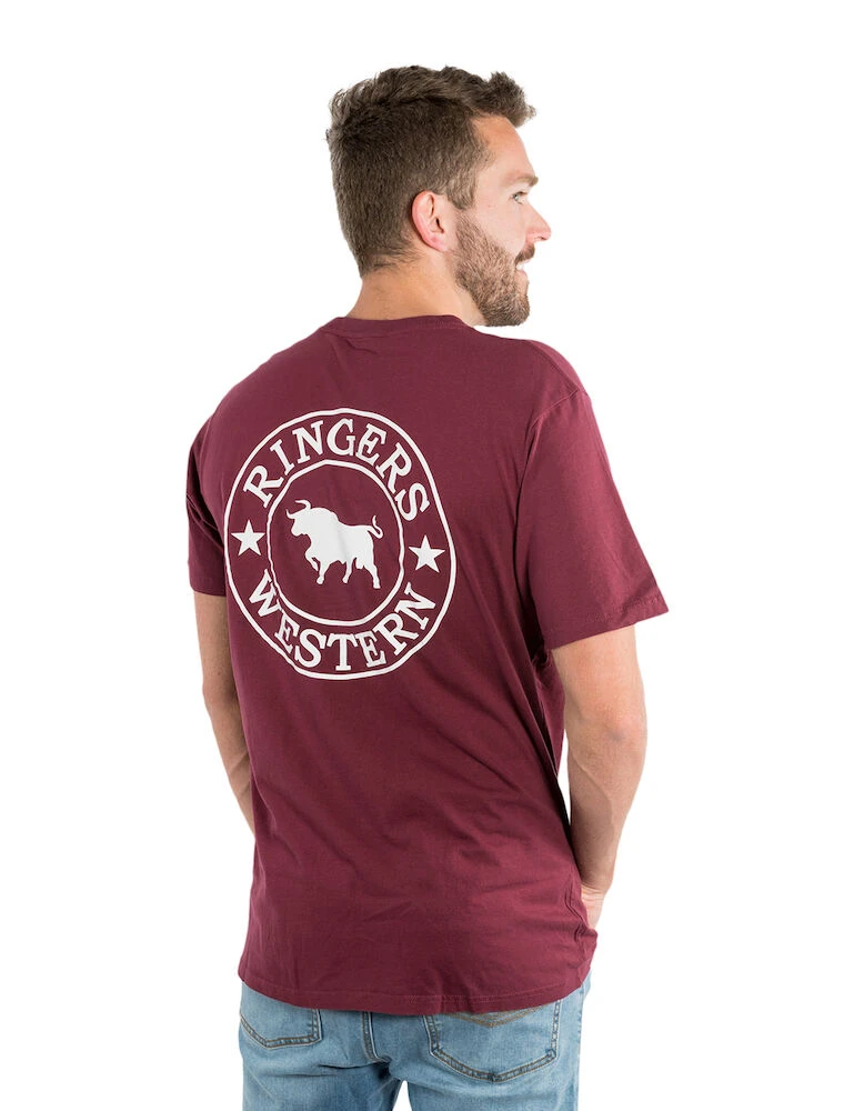 RINGERS WESTERN Signature Bull Mens Loose T-Shirt