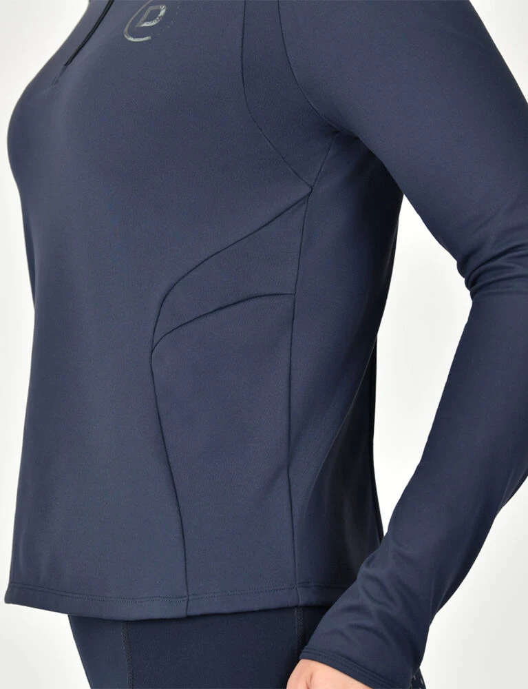 DUBLIN Fitted 1/4 Zip Long Sleeve Base Layer