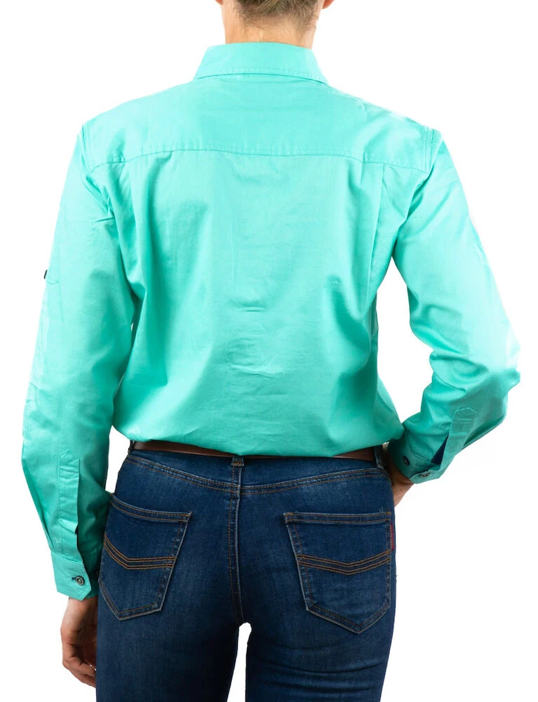 RINGERS WESTERN Pentecost River Womens Full Button Work Shirt