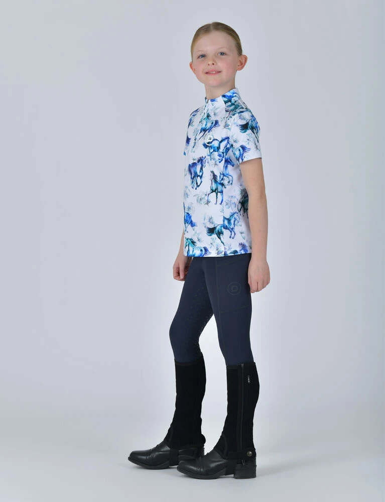 DUBLIN Kids 1/4 Zip Short Sleeve Top