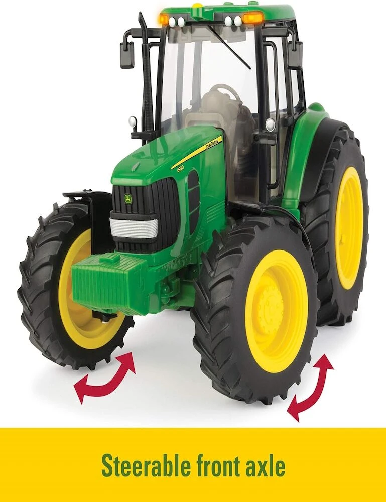 JOHN DEERE 1:16 Scale Lights And Sounds Tractor With Loader