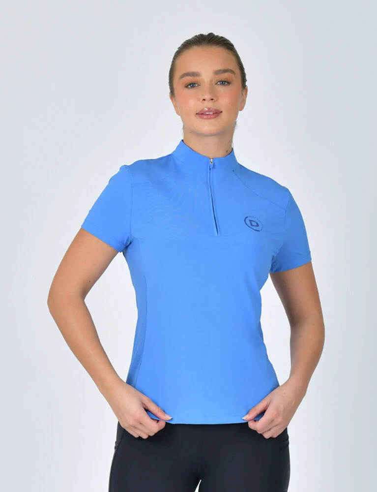 DUBLIN 1/4 Zip Breathable Short Sleeve Top