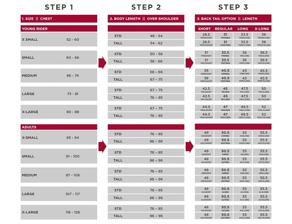RACESAFE Motion 3 Body Protector Adult Tall Front