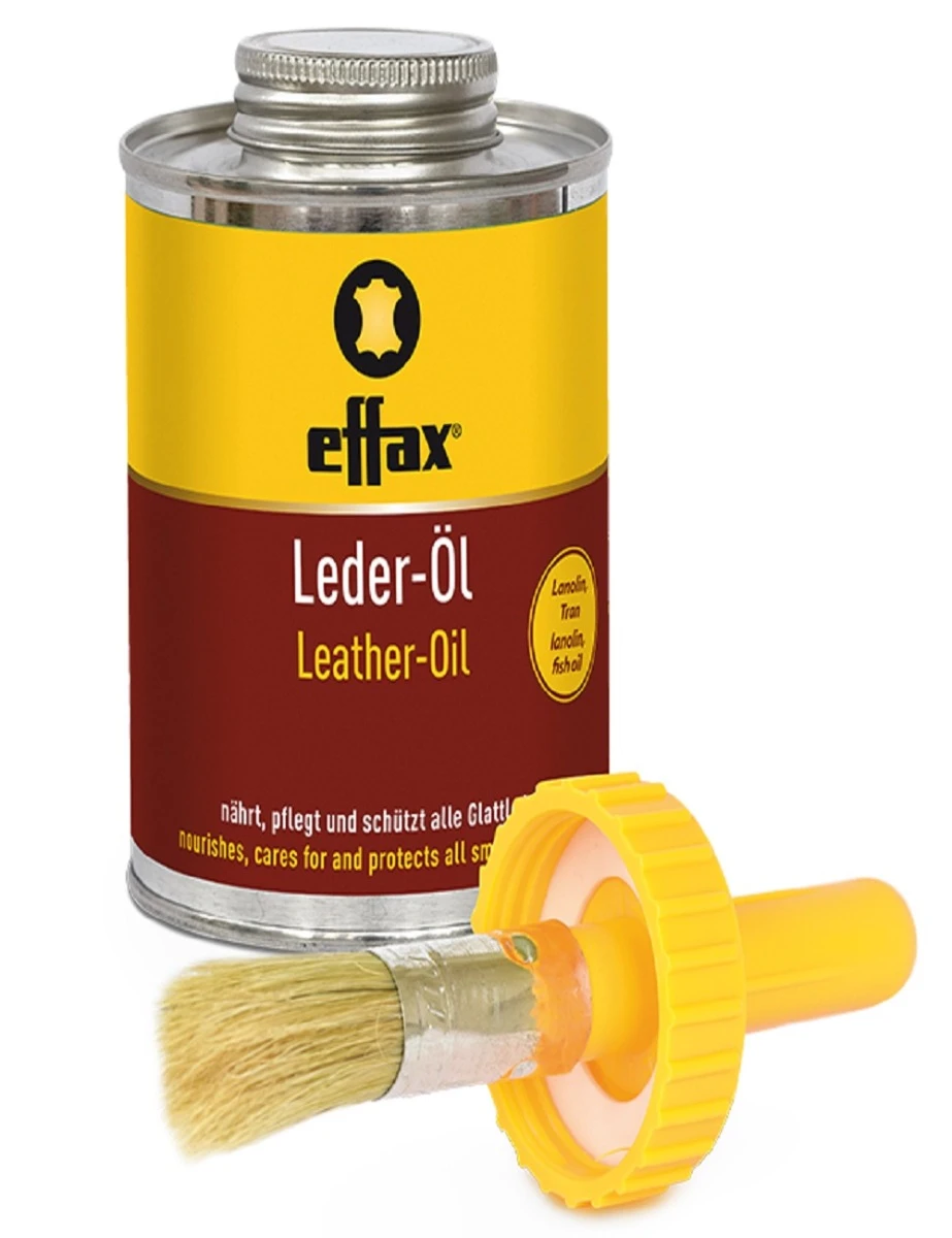 EFFAX Leather Oil With Applicator Brush