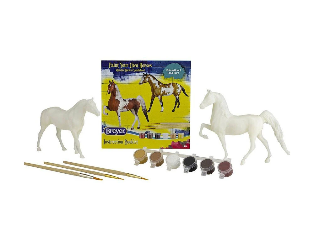 BREYER Activity Paint Your Own Horse Qtr Horse & Saddlebred