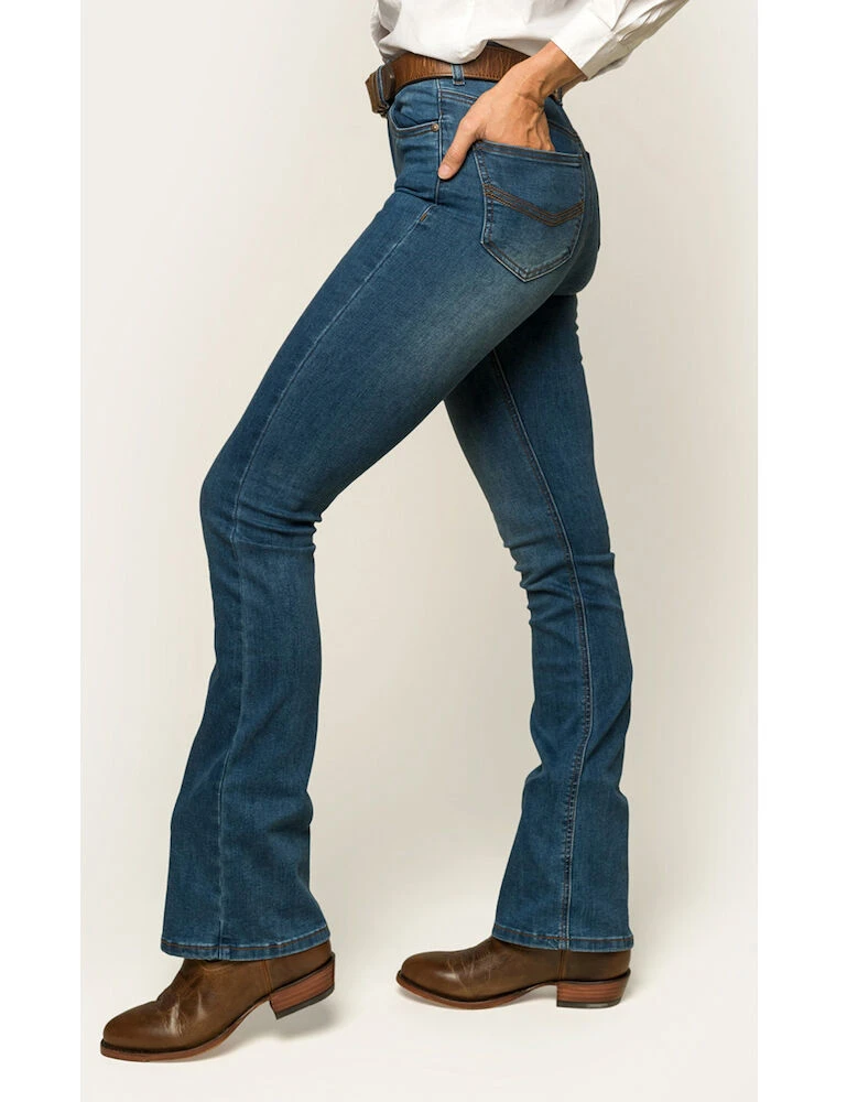 RINGERS WESTERN Penny Womens High Rise Bootleg Jean