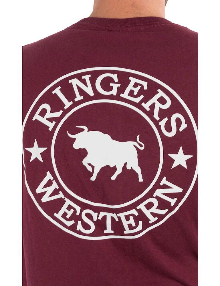 RINGERS WESTERN Signature Bull Mens Loose T-Shirt