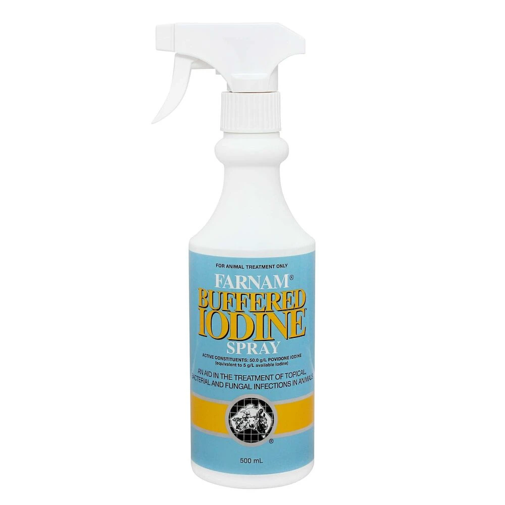 INT ANIMAL HEALTH Iah Iodine Spray Buffered Farnam