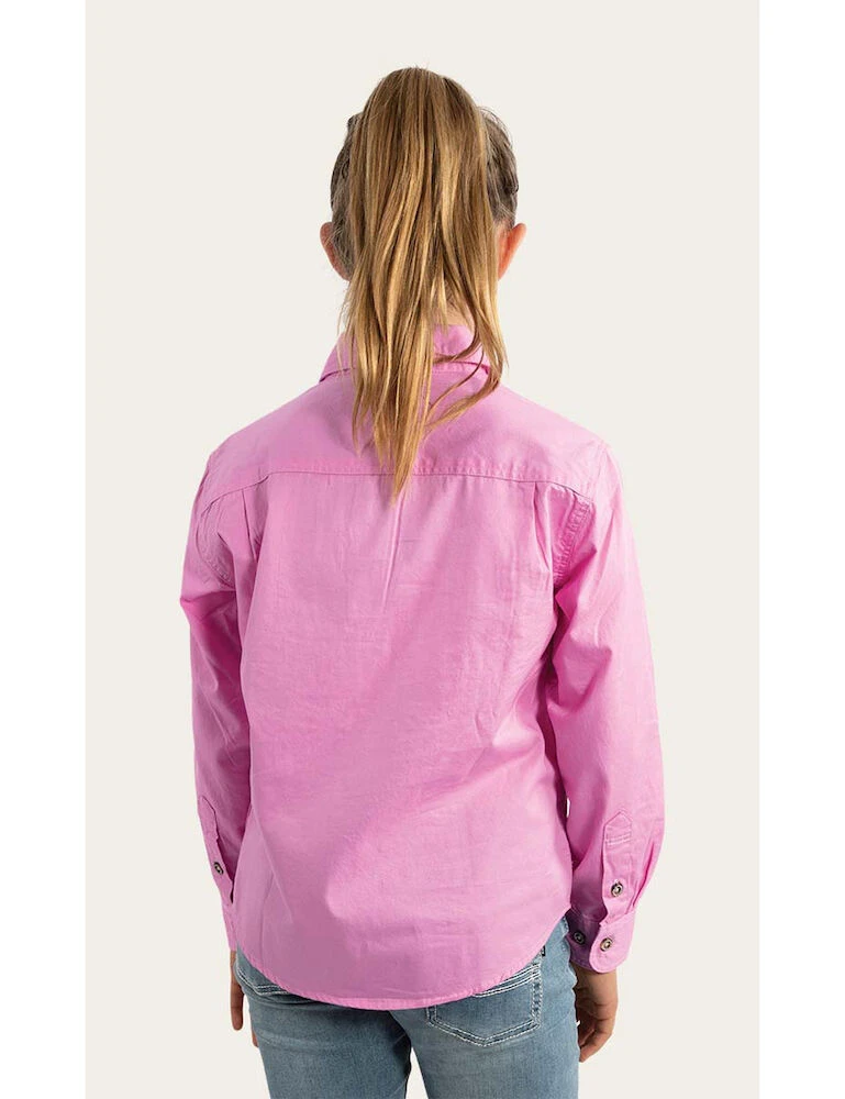RINGERS WESTERN Ord River Kids Half Button Work Shirt