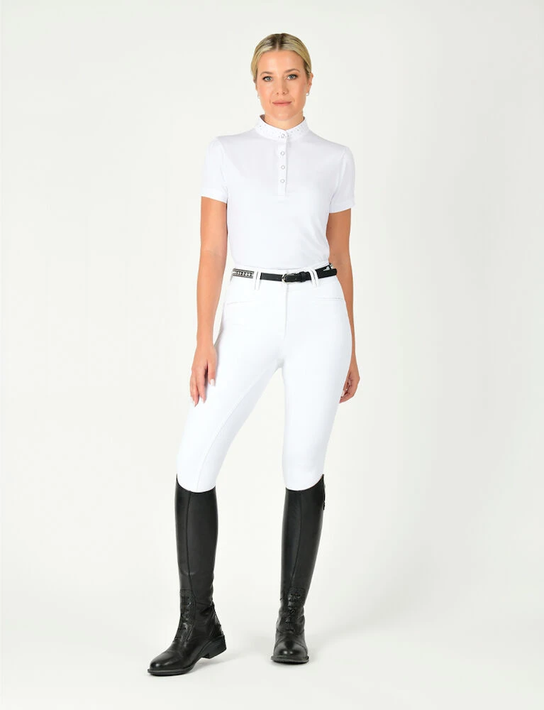 DUBLIN BLACK Cora Short Sleeve Competition Top