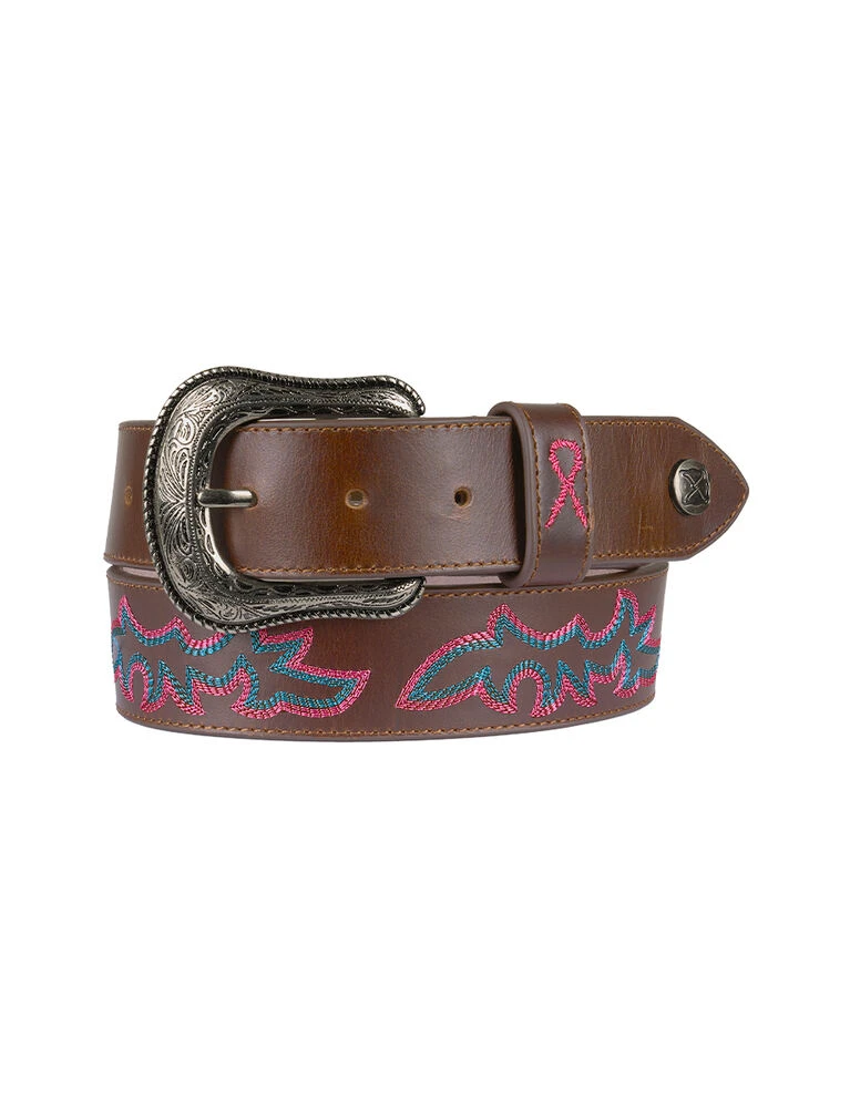 TWISTED X Pink Ribbon Belt