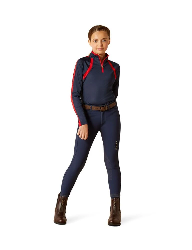 ARIAT Youth Sunstopper 3.0 1/4 Zip Long Sleeve Baselayer