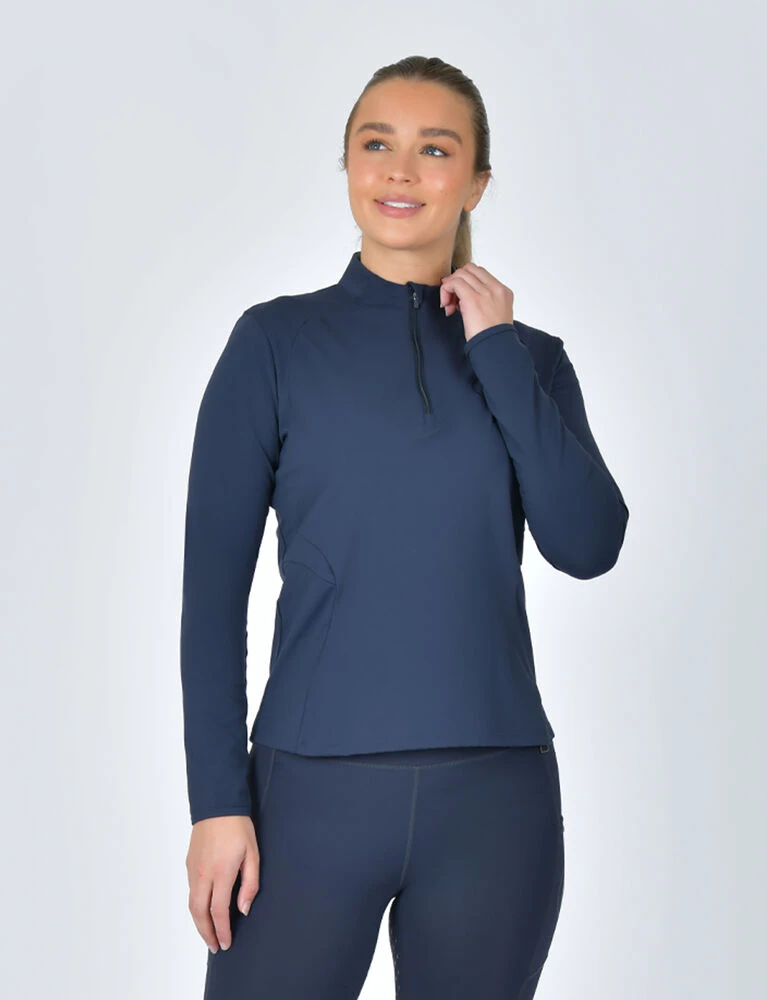 DUBLIN Fitted 1/4 Zip Long Sleeve Base Layer